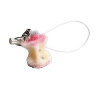 VlHpnpe Llavero de peluche en forma con materiales de peluche para llaves, teléfonos y bolsos Objeto decorativo ligero Decoración de mochila, B, Talla única