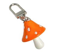 VlHpnpe Llavero de resina suave con diseño de hongo juguetón para mochilas, auriculares, accesorio funcional elegante, regalo de regalo vibrante llavero de hongo, g, keychain