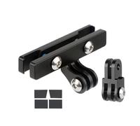 VlHpnpe Soporte de montaje para tija de sillín de bicicleta, soporte de luz trasera, rieles de tija de sillín de bicicleta, soporte de luces traseras, universales, abrazaderas de asiento de bicicleta