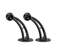 VlHpnpe Soporte de teléfono ajustable resistente de 17 mm para salpicadero de coche, encimeras, estaciones de trabajo, soporte adhesivo de múltiples usos para camión, escritorio, cocina