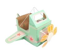 Vliegtuig - Monteerbaar Vliegtuig - Montaje Kleurspel Rollenspeelgoed Voor Thuis Tuin Kleuterschool Ouder-Kind Activiteit Jongen Meisje | Kleuter Speelkostuum Cartones Vliegtuig Speelset