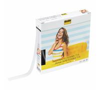 Vlieseline Cinta De Costura Flexible T15, 50 Metros Largo x 15 mm Grosor, Blanco