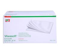 vliwa Soft Fieltro compresas 5 x 5 cm estériles 4L. 150 St compresas