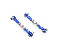 VLIZO 2 uds 47-57mm Varilla de Enlace 102017 122017 aleación de Aluminio Metal Enlaces Delanteros/Traseros Servos Enlace 02012 (10391) for HSP 94122 94123 (Color : Dark Blue)