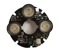 VLIZO 3 Array IR led Spot Light Infrarrojo 3X IR LED for cámaras CCTV visión Nocturna (53 mm de diámetro)