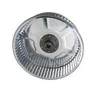 VLIZO Impulsor de Rueda Rueda de Ventilador Rueda de Ventilador centrífugo Rueda de Ventilador Impulsor de Ventilador Rueda de Acero Inoxidable 203 * 97 * 14 14mm 19mm Viento (Color : 250x95x19mm)