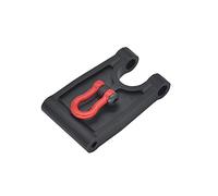 VLIZO Placa de Conector CNC de aleación de Aluminio con Marco H de Cubo de Excavadora Compatible con HUINA 1580 1594 1593 1592 1550 RC Excavadora Piezas de Modelo DIY (Color : Frame Red Buckle)