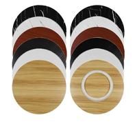 VLKLPZAHAK Bandeja Giratoria Redonda De Madera Lazy Susan 60 70 80cm Bandeja De Servicio para Mesa De Comedor, Base Robusta, Suave Y Silenciosa(Brown,90 cm (36 in))