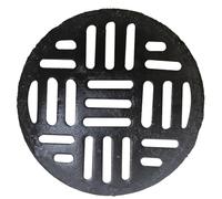 VLKLPZAHAK Rejilla De Drenaje Redonda De Hierro Fundido 40cm Cubierta De Drenaje Exterior, Rejilla Desague De Alta Resistencia, Rejilla Redondo Para Cuenca De Captación(55x3cm-21.6x1.2in)
