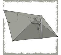 VLKLPZAHAK Sombrilla De Recambio Para Sombrilla De Exterior 3x4m 8 Costillas Toldo De Repuesto Para Cubierta Voladiza Cubierta De Reemplazo Para Sombrilla Rectangular Dosel De Reemplazo Protección UV(