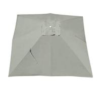 VLKLPZAHAK Toldo De Repuesto De 3x4m Para Sombrilla De Jardín, Cubierta De Repuesto, Sombrilla Cuadrada En Voladizo, Lona De Repuesto Para Sombrilla De Mesa, Mercado Al Aire Libre(Light grey,4x3m (13x