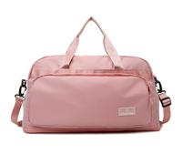Vllcsla Bolsa de Gimnasio Deporte Mujer Grande, Expandible 37,7 L a 50,7 L, con Bolsillo Húmedo, Bolsa de Viaje Deportiva de Fin de Semana con Correas, Bolso Weekend Equipaje de Mano Ligera