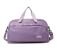Vllcsla Bolsa de Gimnasio Deporte Mujer Grande, Expandible 37,7 L a 50,7 L, con Bolsillo Húmedo, Bolsa de Viaje Deportiva de Fin de Semana con Correas, Bolso Weekend Equipaje de Mano Ligera