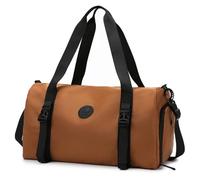 Vllcsla Bolsa Deporte Pequeña con Soporte para Esterilla Yoga 48x23x25 CM Bolsa Gimnasia con Compartimentos Zapatos para Hombres y Mujeres - Bolsa de Lona de Viaje Bolsa de Fin de Semana