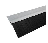 Vllentin Cepillo De Tira De AleacióN De Aluminio,Burlete Cepillo Puerta,Junta De Puerta con Cepillo para Puertas,Burlete Cepillo Puerta Garaje,Antiinsectos,FáCil Montaje,para Hogar,Industrial