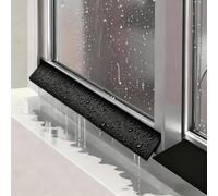 Vllentin Protector De Lluvia Autoadhesivo De Goma,Barrera Antilluvia para Ventanas,Barra De Caucho Autoadhesiva,No Es Necesario Perforar,para Familias Y VehíCulos