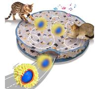 Vllold Juguete para Gatos, Juego de escondite y Busca, Pelota de Movimiento automático, Juguetes de Ejercicio para Gatos, Bola rodante Inteligente para Gatos aburridos de Interior
