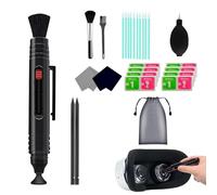 Vllold Kit de Limpieza de Lentes de cámara,27 toallitas limpiadoras de Lentes Multiusos | Accesorios Profesionales de VR, Limpiador de Lentes portátil, Limpiador de Gafas fácil para AR, Auriculares