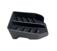 Vllold Soporte para esponja para platos, dispensador de jabón de silicona elevado con boquilla de drenaje, organizador de depurador para el hogar, cocina, apartamento, fregadero, encimera de ducha