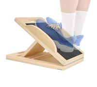 Vllold Tabla inclinada para estiramiento de pantorrillas | Camilla de cuña inclinada de madera para sentadillas | Equipo de fitness de cuña ajustable, ejercicio físico de piernas para sentadillas