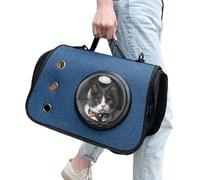 Vllold Transportador de Mascotas para Gatos, de Viaje Transpirable para Transporte de Animales, Funda de Transporte Plegable portátil con Ventana para Gatos pequeños y medianos, Perros y