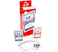 VLNET 2 o 12 barajas de cartas de póquer, rummy, carta francesa, escala 40, Maquiavelo, Texas Holdem Poker, Canasta, Blackjack, Burraco, Pináculo N988 Classic (2)