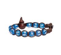 VLNET | Pulsera Tamashii Mani Stones con piedras naturales | 8 mm | Grabado con polvo de Plata, talla única, Plata de ley, Ágata Jade Ónix