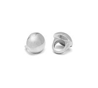 VLNET | Vestopazzo anillo vistoso de aluminio 100% reciclado| corazón convexo, barras, bombas lisas | elaboración artesanal | talla única, ÚNICO, Aluminio, Sin gemas.