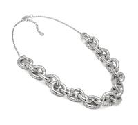 VLNET | Vestopazzo collar cadena serpiente | chapado en plata | longitud 52+6,5 cm | artesanía | MI1133