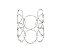 VLNET® | Vestopazzo Collar - Pendientes - Pulsera - Anillo | espiral, círculos concéntricos y curvas | Chapado en plata 925 | elaboración artesanal | níquel testted, talla única, Plata de ley, No es