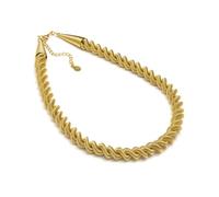 VLNET ® | Vestopazzo collar - pulsera - anillo - pendientes | efecto muelle trenzado | latón 100% reciclado | artesanía, talla única, Latón, No es una piedra preciosa