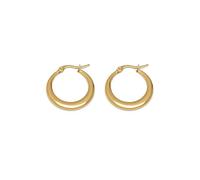 Vlnet | Vestopazzo pendientes de gota dorados | textura silky, serpiente, efecto bambú | acero chapado en oro | artesanía, talla única, Acero aleado, Sin gemas.