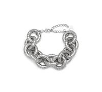 VLNET | Vestopazzo pulsera cadena serpiente | chapado en plata | elaboración artesanal | longitud ajustable | níquel tested | MI2120