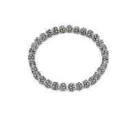 VLNET® | Vestopazzo pulsera elástica flores | margaritas, guirnaldas, girasoles | chapado en plata | artesanía | níquel testted, Taglia Unica, Plata de ley, Ágata