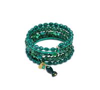 VLNET® | Vestopazzo pulsera muelle turquesa o coral | Diámetro 6 cm aprox | Níquel testado | Elaboración artesanal | Colección Coral, Taglia Unica, Latón, Sin gemas.