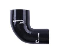 VLOCEMNYE Manguera de codo de silicona de 90 grados, ID de 51 mm a 76 mm, longitud de 102 mm, 4 capas (5,4 mm) reforzado, turbo, intercooler, acoplador de tubería de admisión, manguera hidráulica