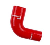 VLOCEMNYE Manguera de codo de silicona de 90 grados, ID de 51 mm a 76 mm, longitud de 102 mm, 4 capas (5,4 mm) reforzado, turbo, intercooler, acoplador de tubería de admisión, manguera hidráulica