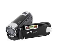 Vlogging Camera, Cámara DV de 4k 48mp 2.7in TFT Pantalla Rotativa 16x Cámara de Video Zoom Digital con Cable USB, Altavoces Incorporados, Duración de la Batería Larga (Black)