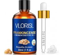 VLORISL Aceite Esencial de Incienso 30 ml aroma resinoso amaderado para difusor humidificador compatible velas aromaticas jabones DIY hogar salon lectura ambiente tranquilo estable elegante
