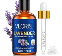 VLORISL Aceite Esencial de Lavanda 30 ml para Dormitorio y Rutina Nocturna