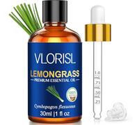 VLORISL Aceite Esencial de Lemongrass 30 ml Hierba Limón para Difusor y DIY
