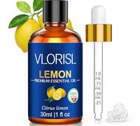 VLORISL Aceite Esencial de Limón 30 ml Aroma Cítrico para Difusor y DIY