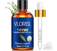 VLORISL Aceite Esencial de Tomillo 30ml Aroma Herbal Seco y Mediterráneo