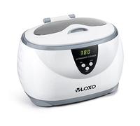 VLOXO CD-3800 Limpiador Ultrasónicos, Limpiador de Gafas con 5 Temporizador Digital Limpiador Ultrasónico Para Gafas Joyas Relojes Dentaduras Razots Herramientas Monedas(600ML, 50W, 42KHZ)