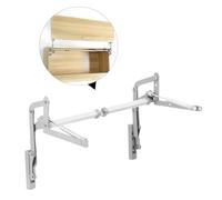VLRBFDOI Plata,Gabinete Puerta elevación hasta bisagra, Plegable elevación de la Mesa Superior Vertical Swing Elevador hasta Estancia, silencioso Brazo neumático Mecanismo de Cocina bisagras