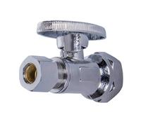 Vlvula de la lnea media 82138QS-O OM Vlvula de parada de suministro de agua con rueda del cuarto de giro; Diseo de una pieza; Apagado recto p