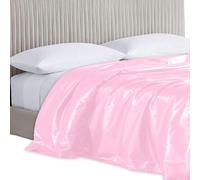 VLYX Funda de Cama de Masaje de PVC Impermeable y Antigrasa - Lámina Protectora Gruesa para SPA, Tapicería y Costura (Rosa 220x130)