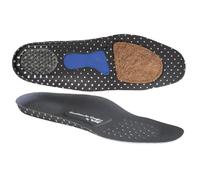 VM FOOTWEAR Plantilla anatómica para zapatos, fibra de bambú, tallas 43/1 par, color negro, plantillas cómodas de repuesto, para zapatos de trabajo