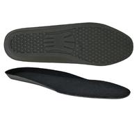 VM FOOTWEAR Plantilla anatómica para zapatos/poliuretano/tallas 43/1 par/negro/plantillas cómodas/de repuesto para zapatos de trabajo y senderismo