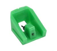 VM95 Series Stylus de repuesto para tocadiscos Audio Technica, actualización de aguja elíptica con voladizo de aleación de aluminio, punta estéreo magnética móvil (verde)